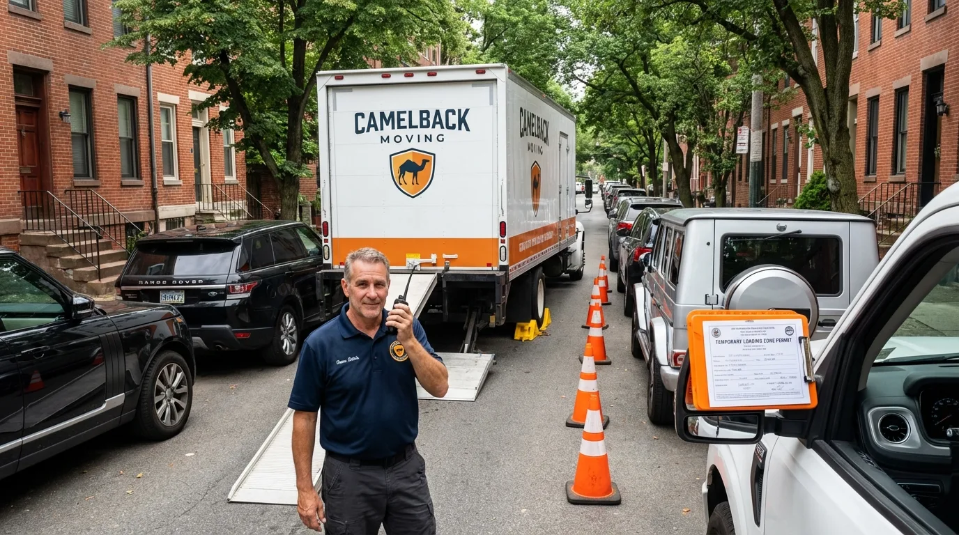 City street loading permit setup in Washington, PA